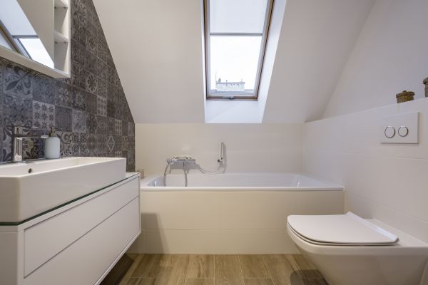 Attic Bathroom Construction in Saint Petersburg